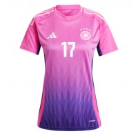 Nemecko Florian Wirtz #17 Vonkajší Ženy futbalový dres ME 2024 Krátky Rukáv